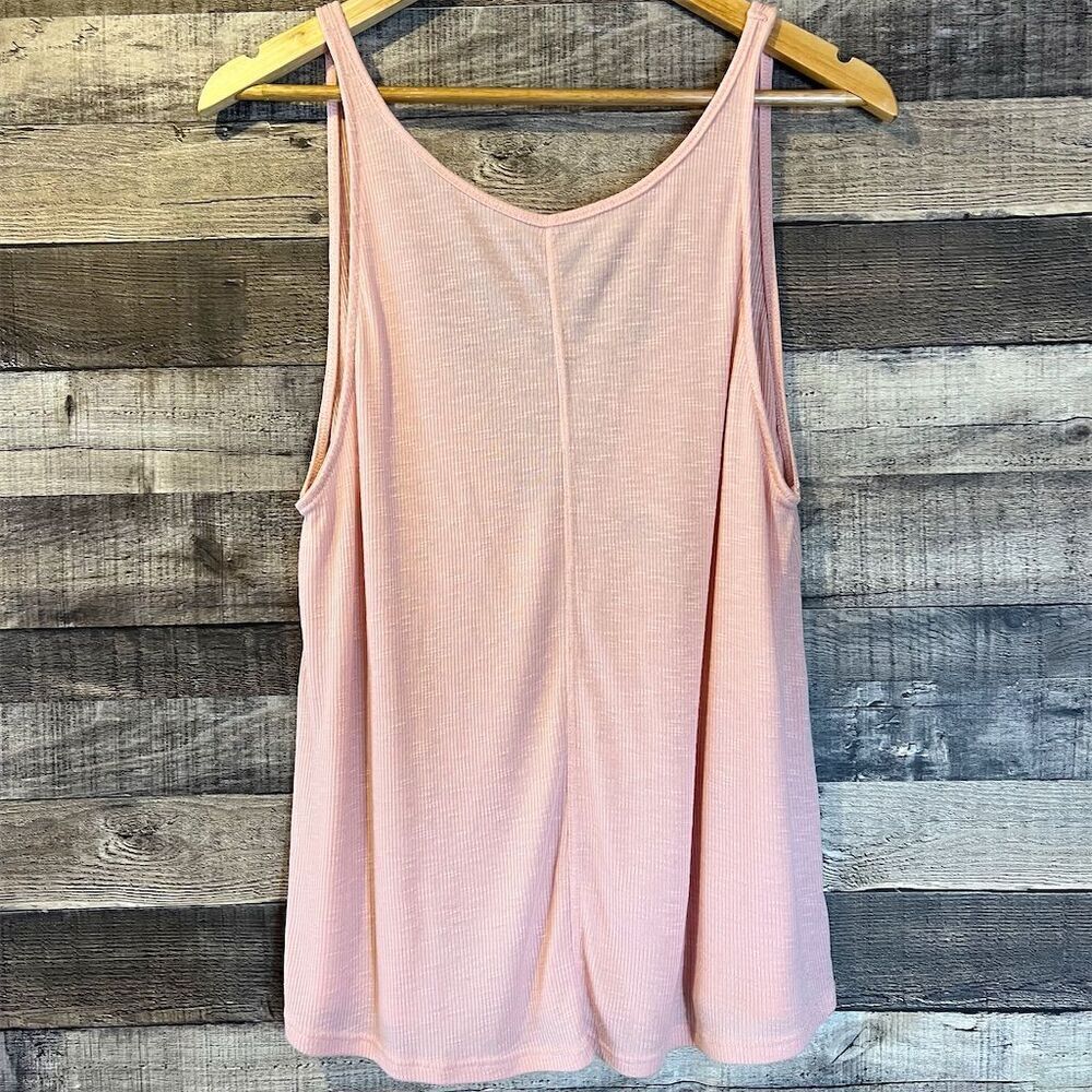 Free‎ People Women's Tank Top Petal Pink Medium Sleeveless Solid Balletcore